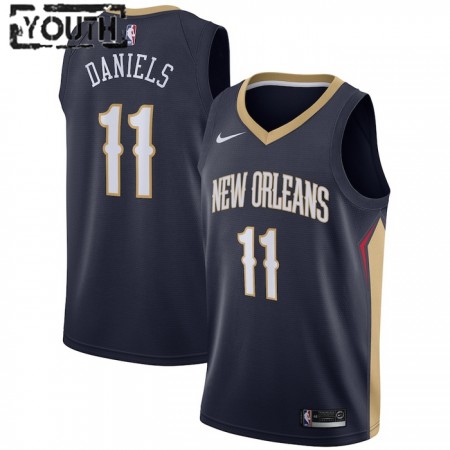 Maillot Enfant New Orleans Pelicans Dyson Daniels 11 2022-23 Nike Icon Edition Navy Swingman